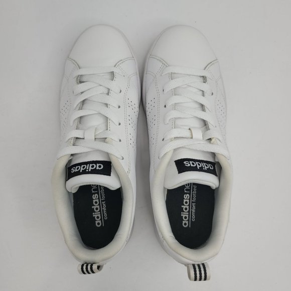 Adidas Advantage Clean Classic Women's White Low Top Sneaker F99091 US Size 5 - Picture 5 of 8